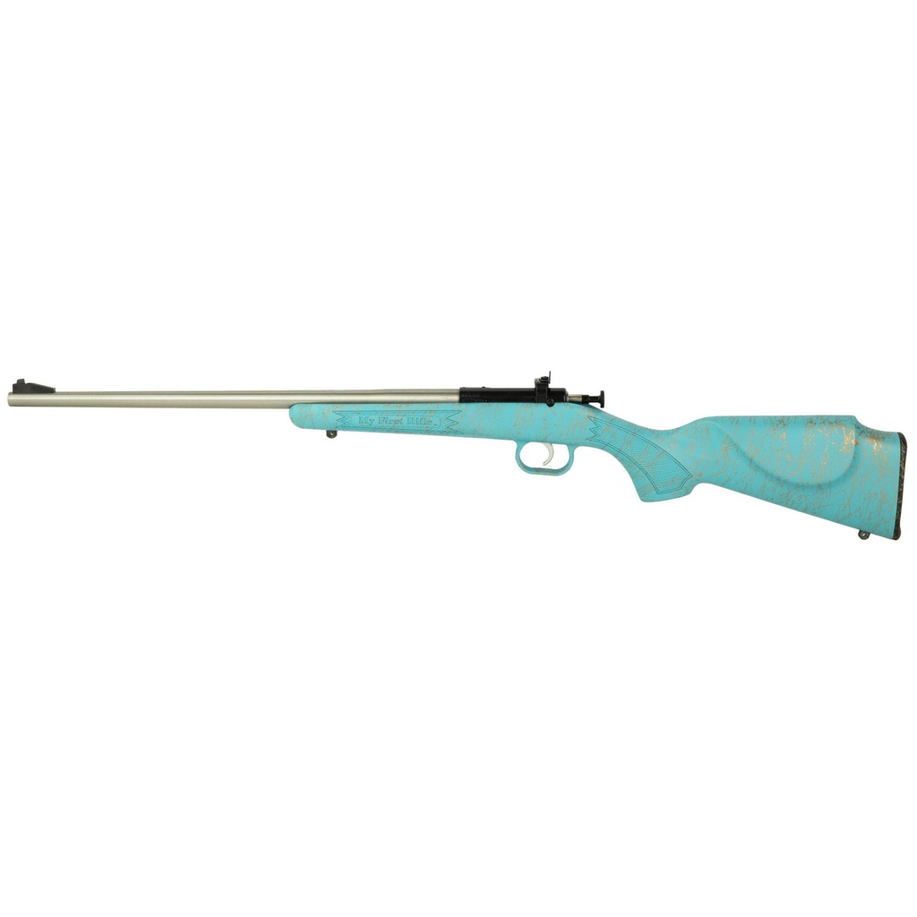 Keystone Sporting Arms Crickett .22 LR 16.1" Barrel Blue Stock Stainless Steel Single Shot