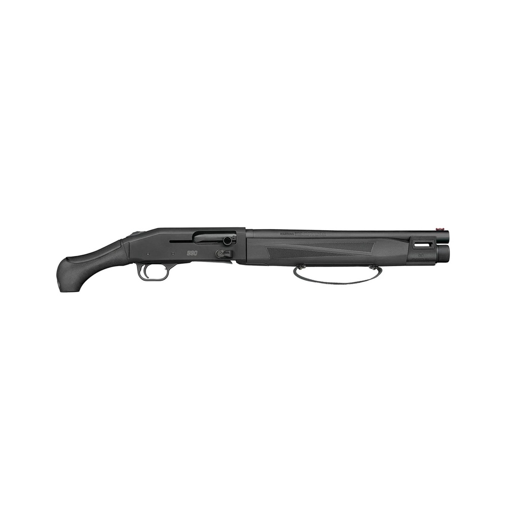 Mossberg 990 Aftershock 12GA 14.75" Barrel Semi-Automatic Pistol Grip Fiber Optic Sight Black 5 Round