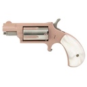 North American Arms Mini Revolver .22 WMR 1.125" Cerakote Finish Rose Gold Pearlite Grips 5 Round