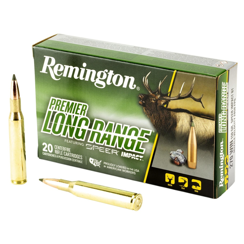 Remington Speer Impact .270 Winchester 150 Grain Polymer Tip 20 Round Box