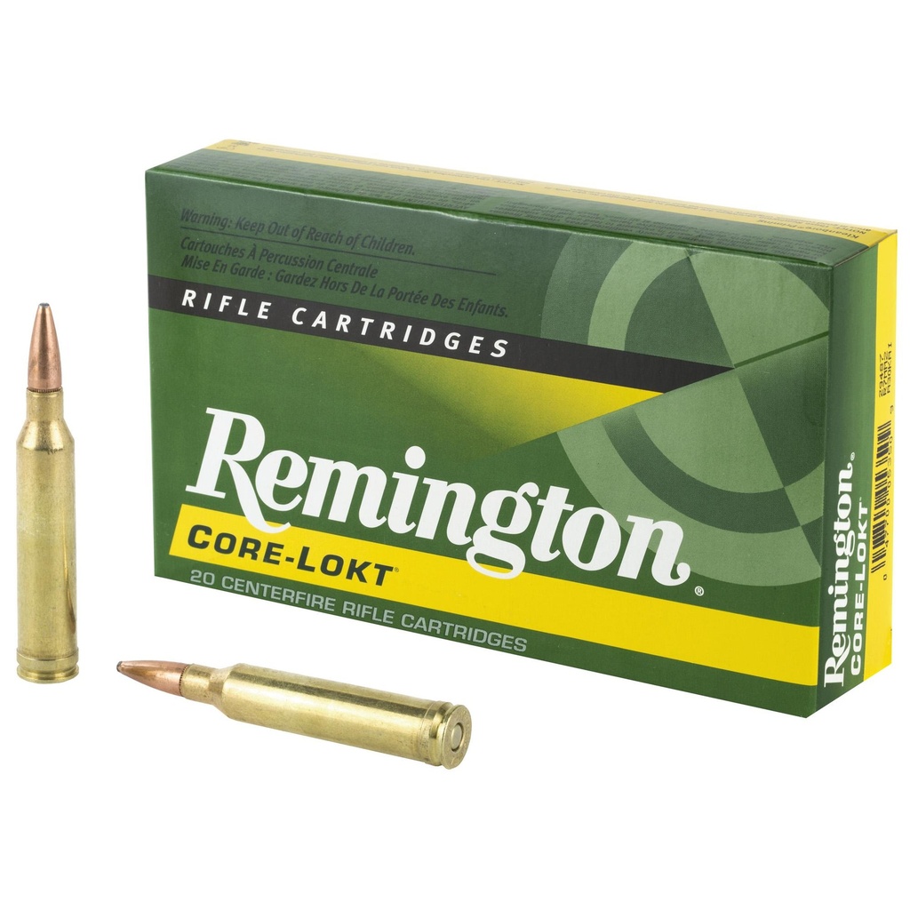 Remington Core Lokt 7MM Remington Magnum 150 Grain Pointed Soft Point 20 Round Box