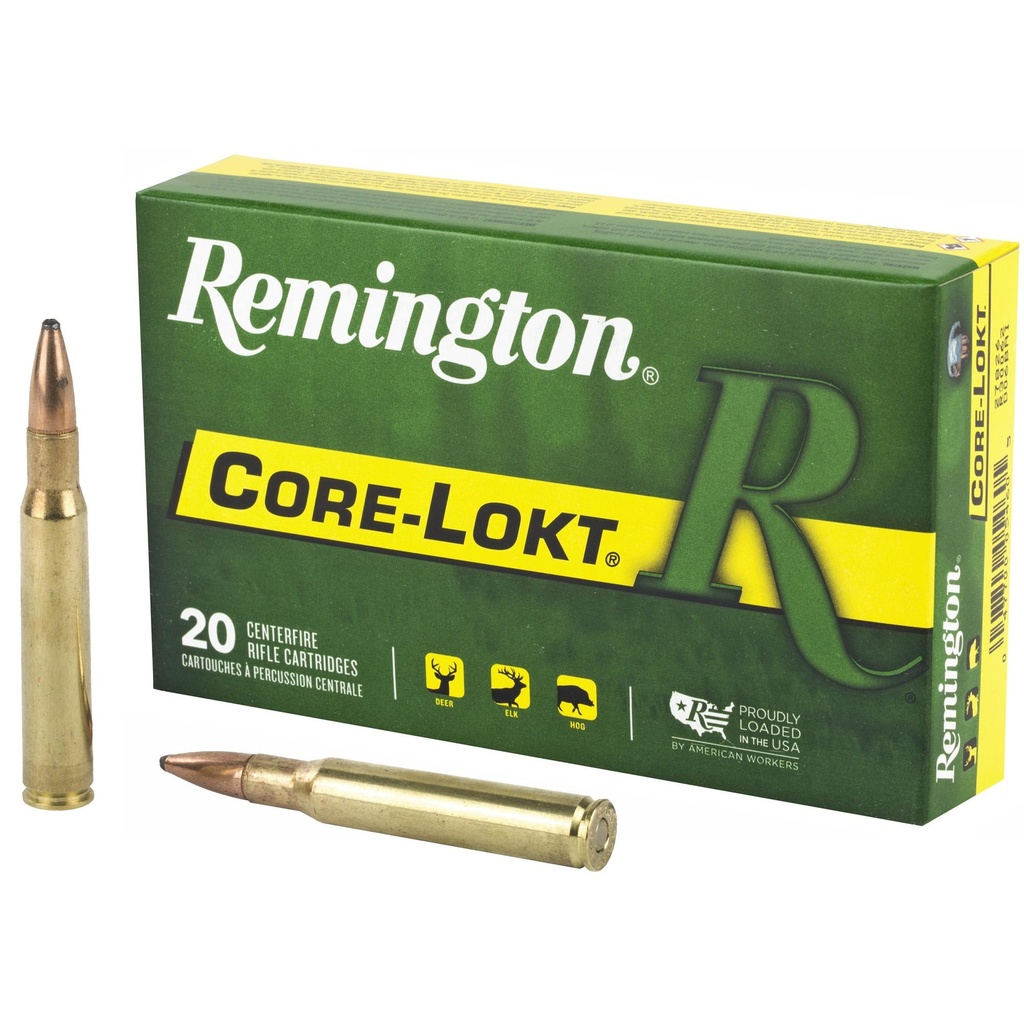 Remington Core Lokt 30-06 150 Grain Pointed Soft Point 20 Round Box