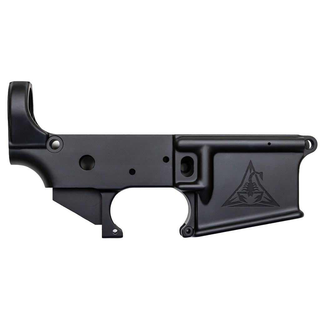 Rise Armament Stripped Lower Receiver .223 Remington/5.56 NATO Ambidextrous Anodized Finish Black