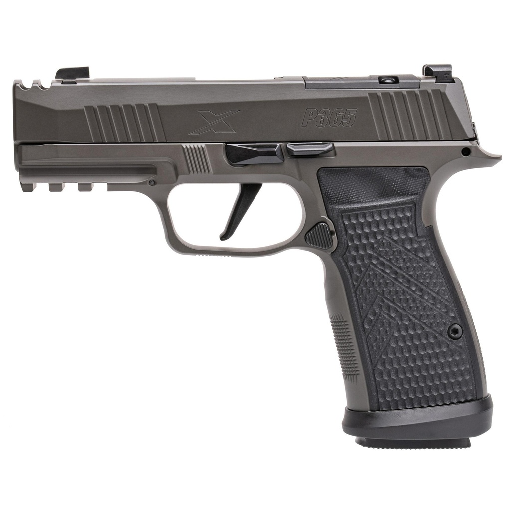 Sig Sauer P365 AXG Legion 9MM 3.1" Cerakote Finish Legion Gray XRAY3 Sights Romeo-X Optic 17 Round