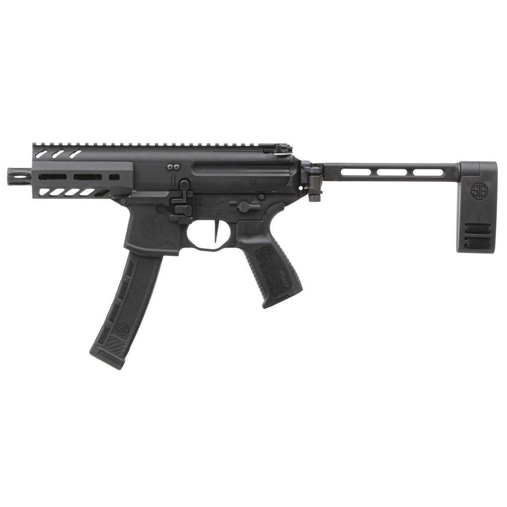 Sig Sauer MPX K 9MM 4.5" Black Pistol Brace 35 Round