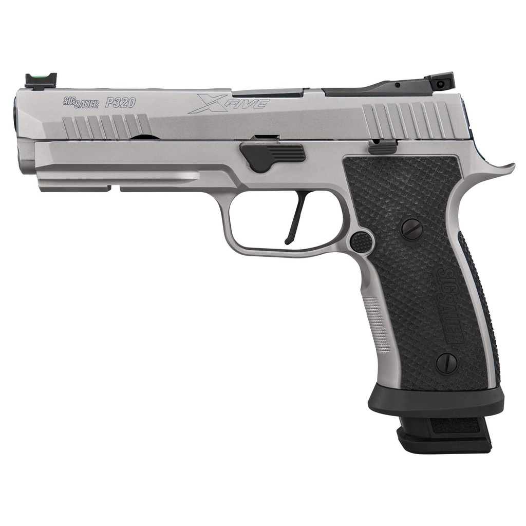 Sig Sauer P320 XFIVE 9MM 5" Optics Ready Silver 21 Round