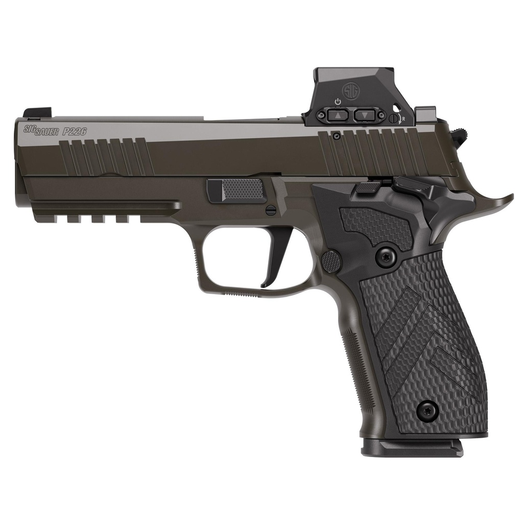 Sig Sauer P226 9MM 4.4" Optics Ready Legion Gray G10 Grips 18 Round