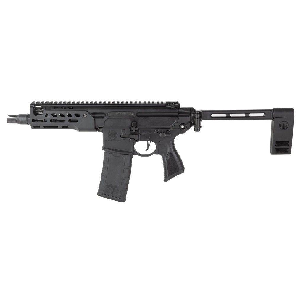 Sig Sauer MCX Rattler LT 300 Blackout 6.75" Threaded Barrel Black Pistol Brace 30 Round