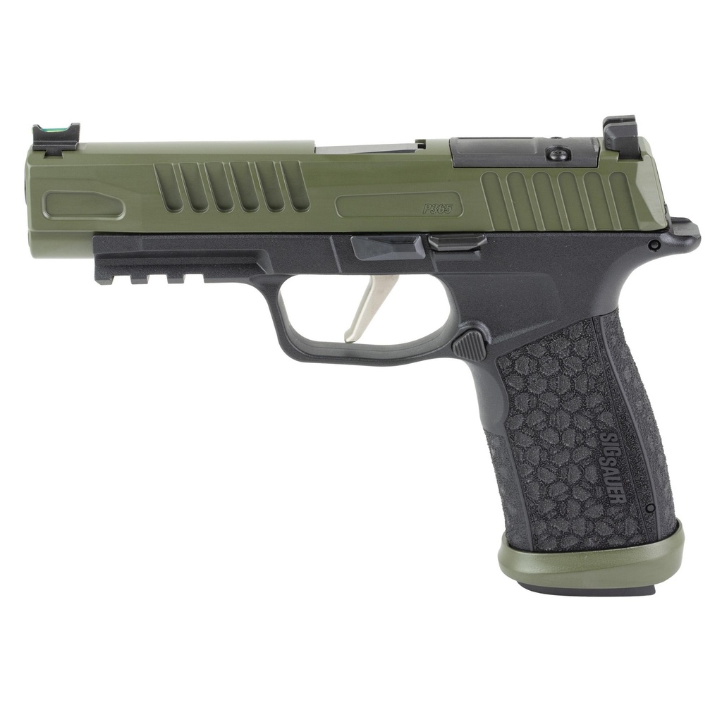 Sig Sauer P365 Fuse 9MM 4.3" Barrel Cerakote Finish Crocodile Green 21 Round Capacity