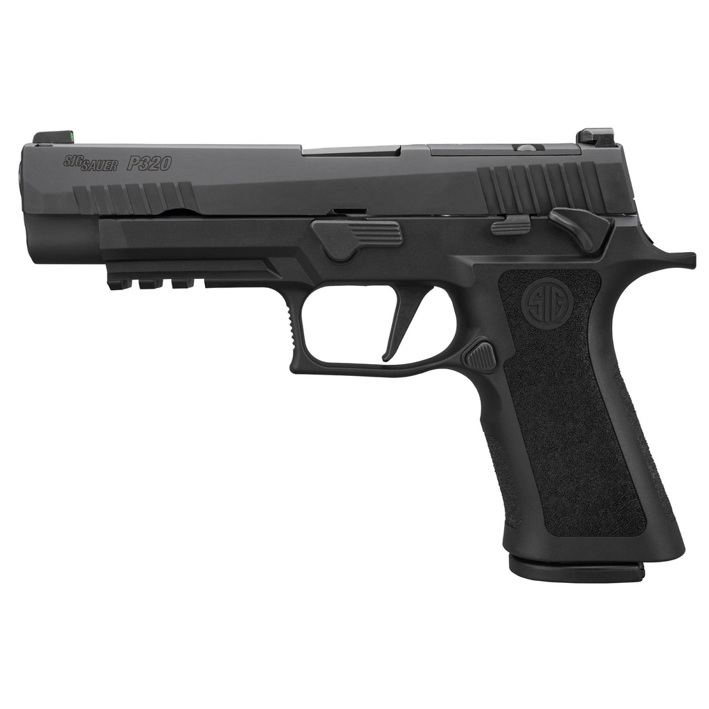 Sig Sauer P320 9MM 4.7" Striker Fired Black Nitron Finish Optics Ready California Compliant 10 Round