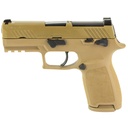 Sig Sauer P320 M18 9MM 3.9" Optics Ready Coyote Finish 21 Round Capacity