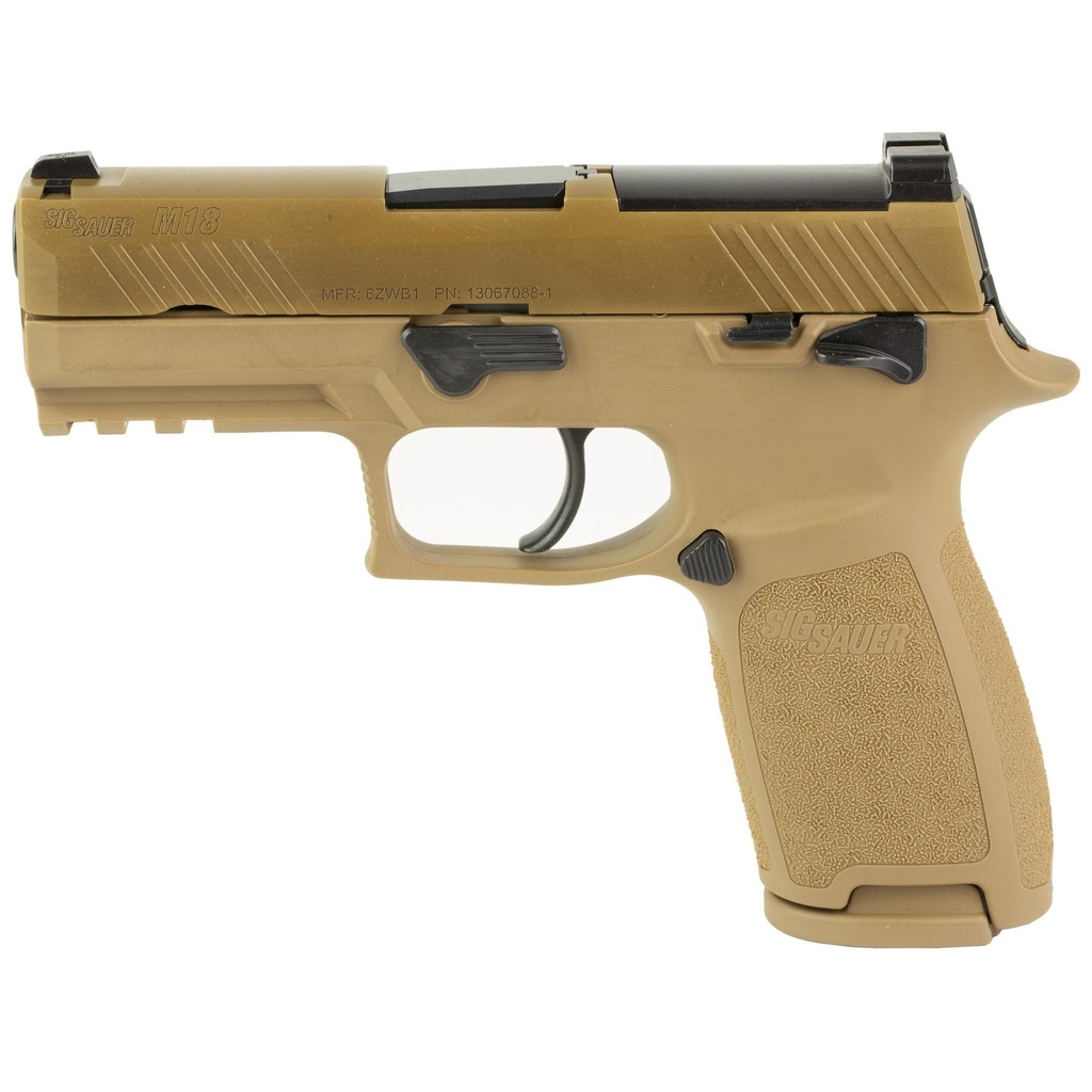 Sig Sauer P320 M18 9MM 3.9" Optics Ready Coyote 10 Round