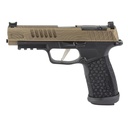 Sig Sauer P365 Fuse 9MM 4.3" Barrel Cerakote Finish Black Custom Bronze Topo Slide 21 Round Capacity