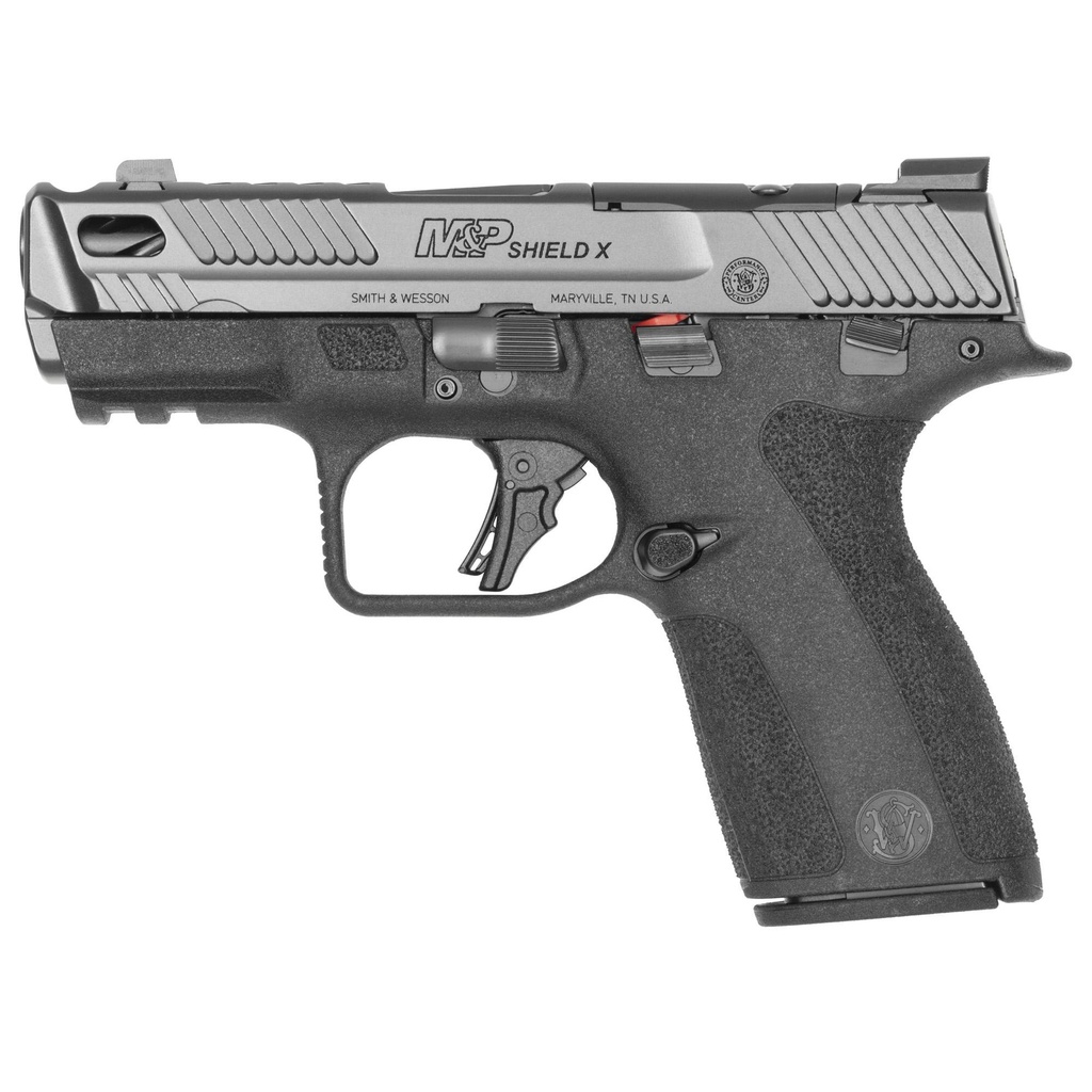 Smith & Wesson M&P Shield X 9MM 3.6" Ported Barrel Optics Ready Black Thumb Safety 15 Round Capacity