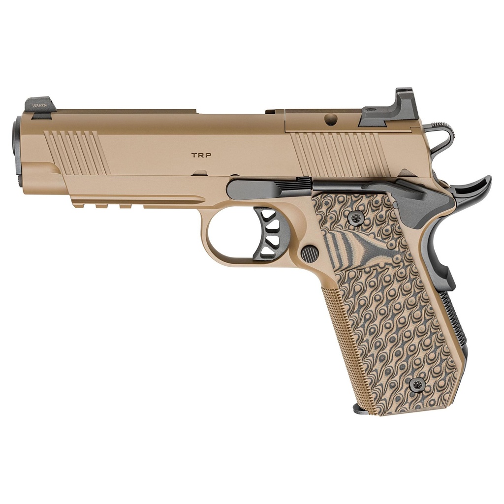 Springfield Tactical Response Pistol .45 ACP 4.25" Coyote Brown AOS Optic Cut 7 Round