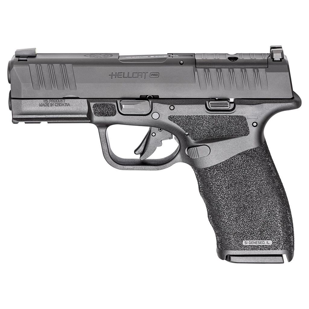 Springfield Hellcat Pro 9MM 3.7" Optics Ready Black Polymer Frame 10 Round California Compliant