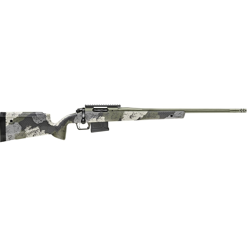 Springfield Model 2020 Waypoint 6.5 Creedmoor 22" Fluted Stainless Barrel Evergreen Camo Carbon Fiber Stock
