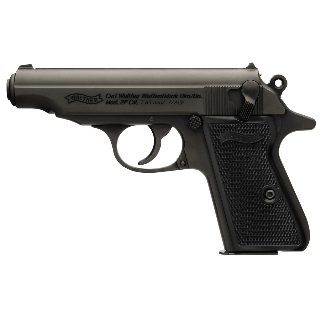 Walther PP .32 ACP 3.3" 8 Round Black