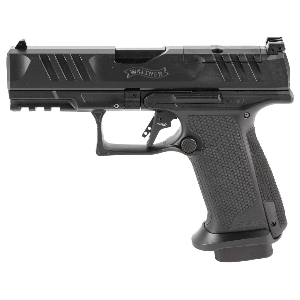Walther PDP Pro F-Series 9MM 4" Optics Ready Black 18 Round