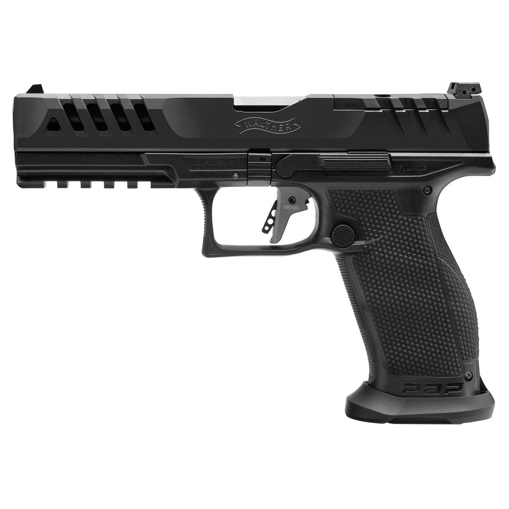 Walther PDP Match 9MM 5" Optics Ready Black 10 Round