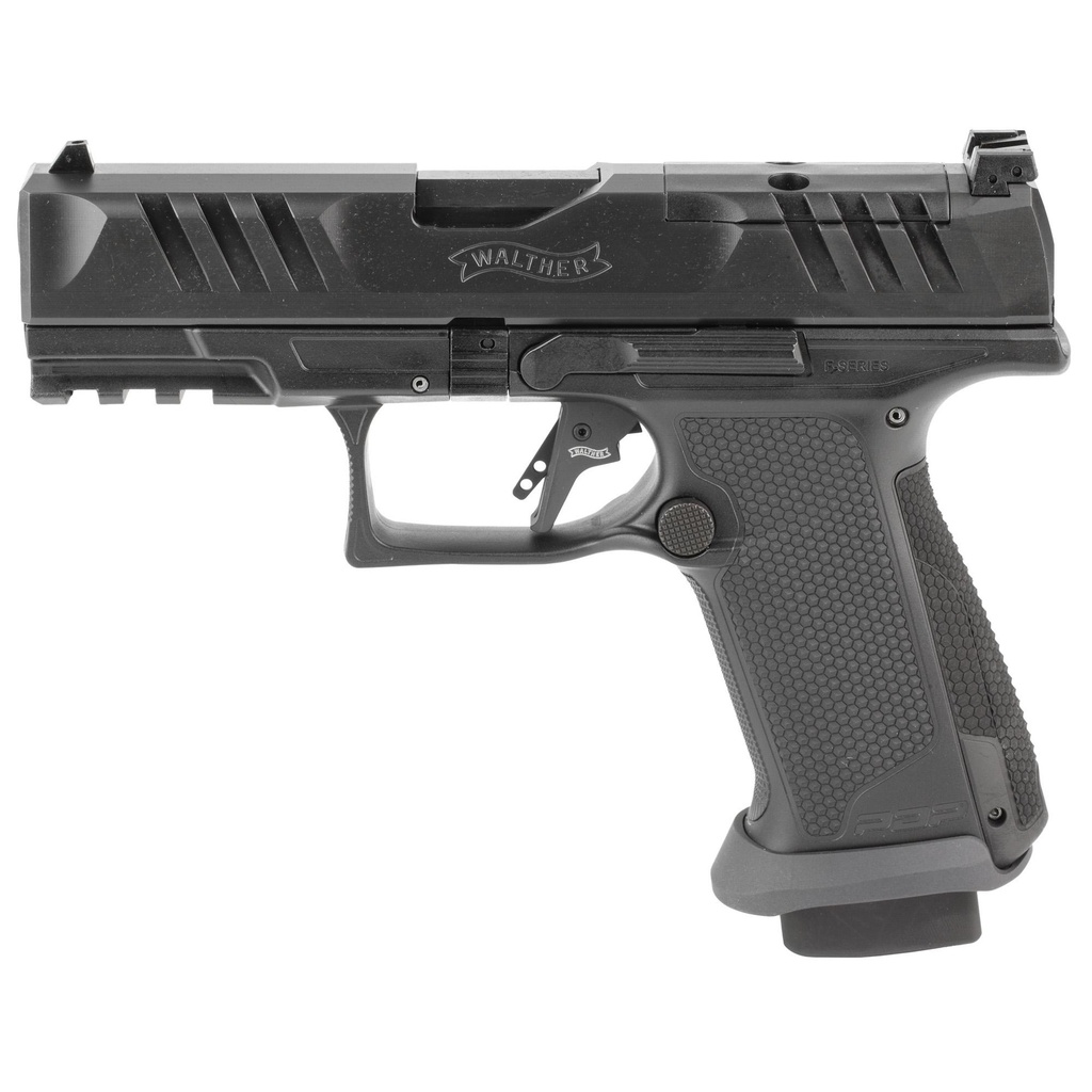 Walther PDP Pro F-Series 9MM 4" Optics Ready Black 10 Round