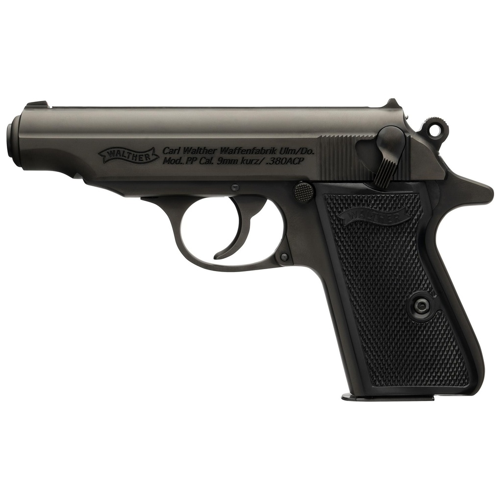Walther PP .380 ACP 3.9" Barrel Black 7 Round