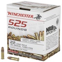 Winchester Ammunition USA 22LR 36 Grain Copper Plated Hollow Point 525 Round