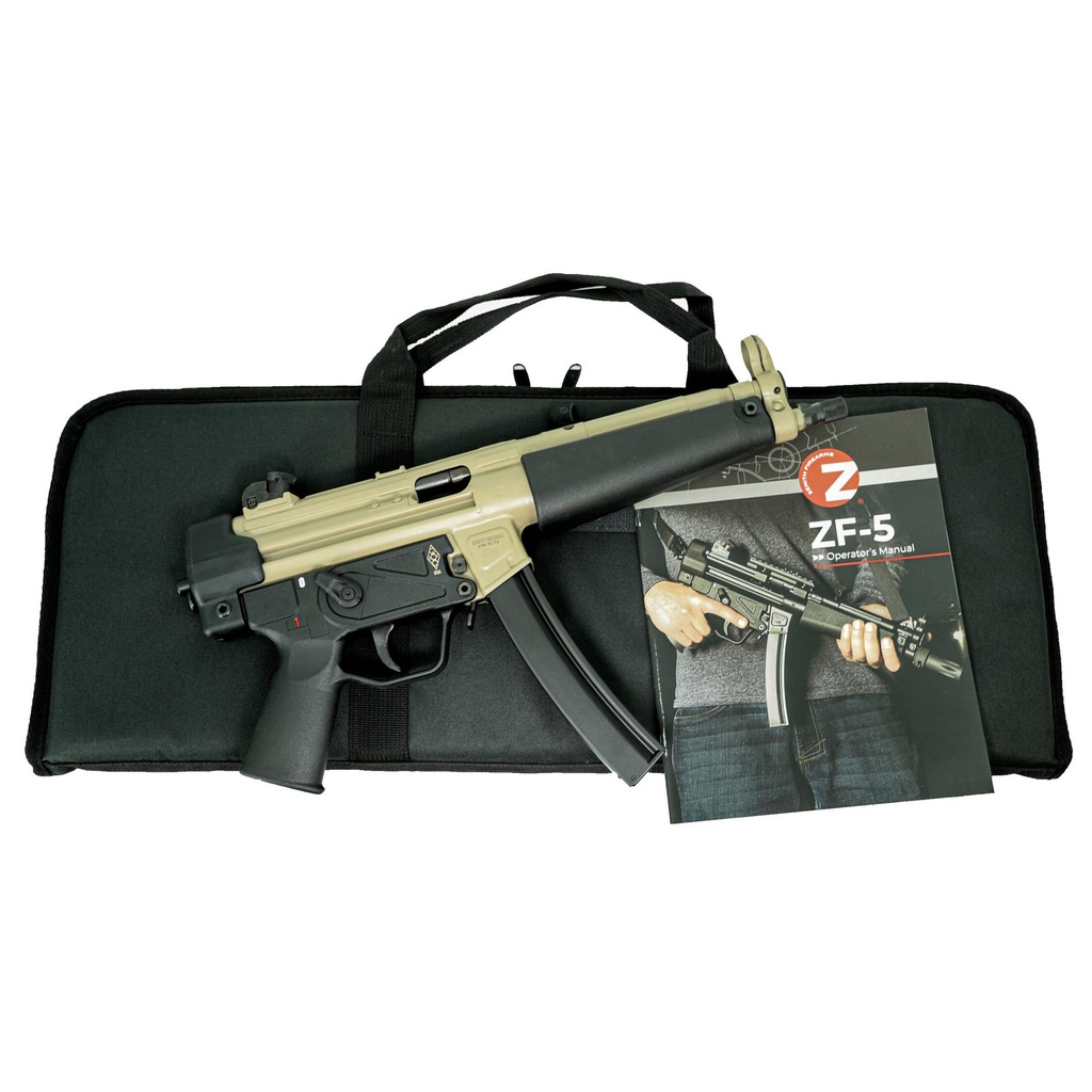 Zenith Firearms ZF-5 9MM 8.9" Threaded Barrel FDE Essentials Package