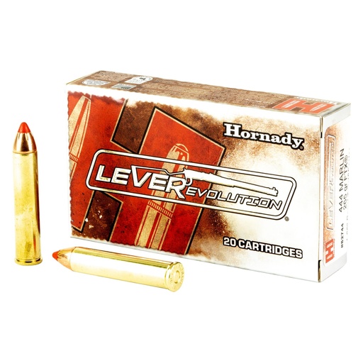 [82744] Hornady LeverEvolution 444 Marlin 265 Grain FlexTip 20 Round Box 