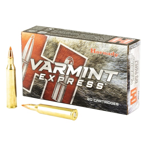 [8324] Hornady Varmint Express 220 Swift 55 Grain V-Max 20 Round Box