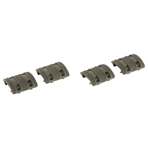 [MAG510-ODG] Magpul Industries XTM Enhanced Rail Panel Fits Picatinny Rail 4 Two Piece Panels Polymer Construction Olive Drab Green 