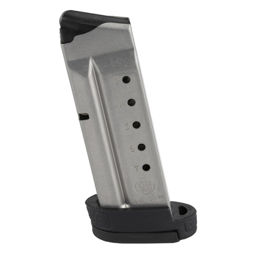 [199340000] Smith & Wesson Shield Magazine .40 S&W 7 Round Stainless Finger Rest
