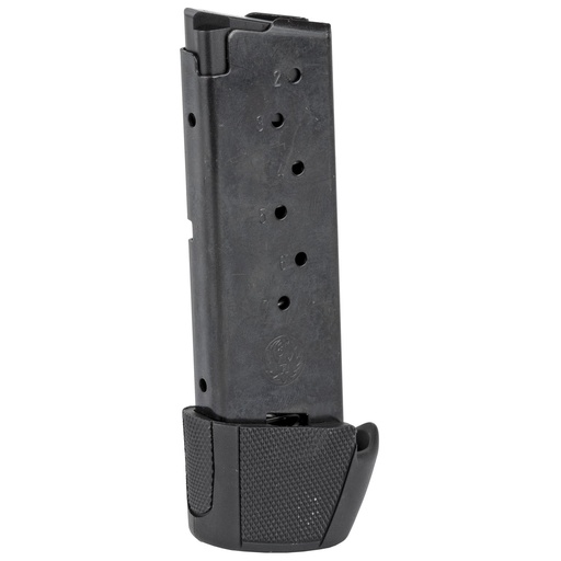 [90404] Ruger Magazine 9MM 9Rds Fits Ruger LC9 and EC9s with Finger Rest Steel Blued Finish 