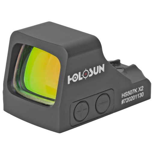 [HS507K X2] Holosun Technologies 507K-X2 Red Dot 32 MOA Ring & 2 MOA Dot Black