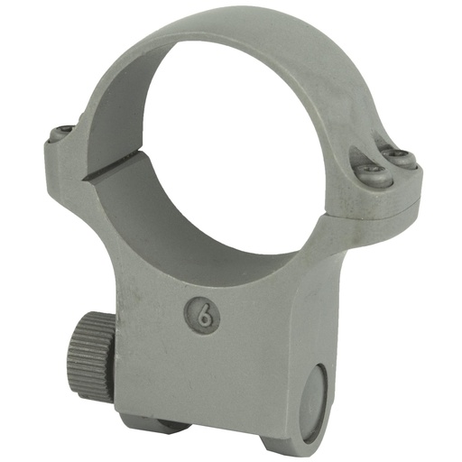 [90320] Ruger Standard Ring 30mm Extra High(6) Matte Stainless Finish 6K30HM Sold Individually 