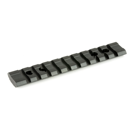 [48333] Weaver 1 Piece Base Fits Mossberg 500 Multi Slot Black 