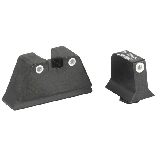 [GL201-C-600649] Trijicon Suppressor Height Night Sights Fits Glock 17 19 22 23 26 27 31 32 33 34 35 37 38 39 Black Tritium Front/Rear Green 3 Dot 