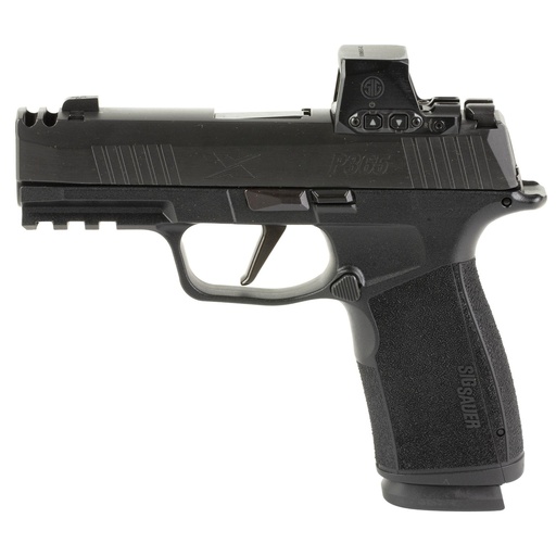 [365XCA-9-COMP-RXX] Sig Sauer P365 XMacro Comp 9mm 3.1" Barrel ROMEO-X Compact Red Dot 17Rds 2Mags Black
