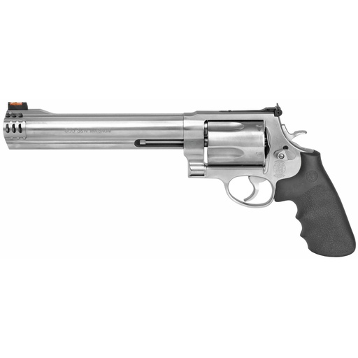 [163501] Smith & Wesson Model 500 .500 S&W 8.38" Stainless Steel Silver Rubber Grips 5 Round