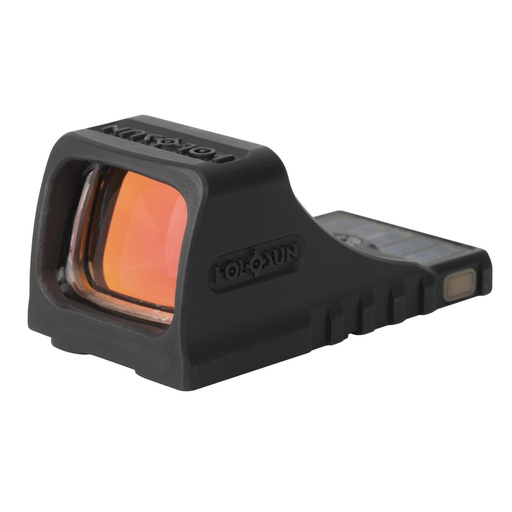 [SCS-M-GR] Holosun Technologies SCS Green Dot Sight Non-Magnified Fits Glock MOS Green Ring & 2 MOA Dot Black Solar with Internal Battery 