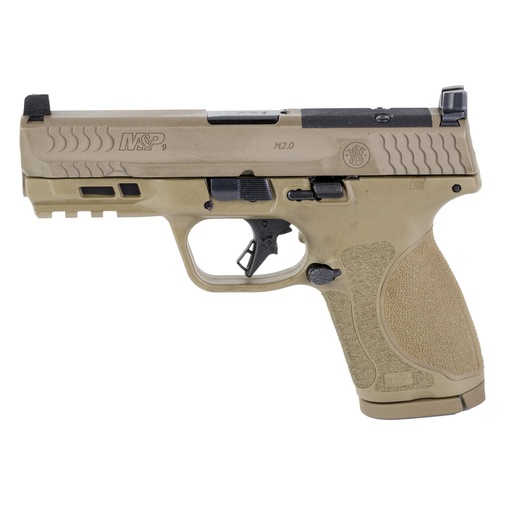 [13572] Smith & Wesson M&P M2.0 9MM 4" Optics Ready FDE 15 Round