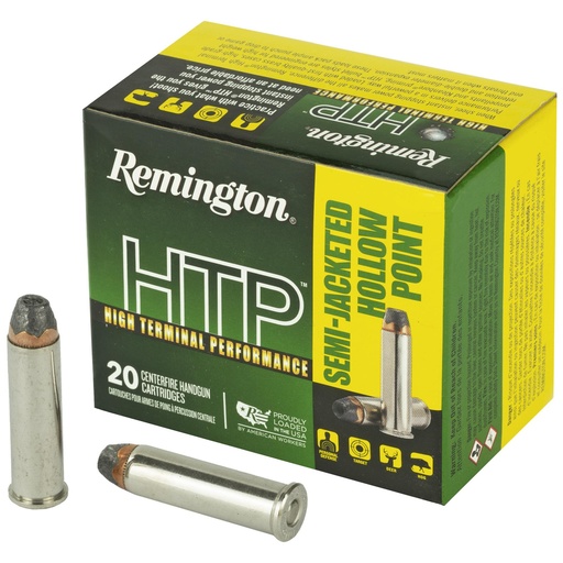 [22231] Remington High Terminal Performance 357 Magnum 158 Grain Semi Jacketed Hollow Point 20 Round Box 