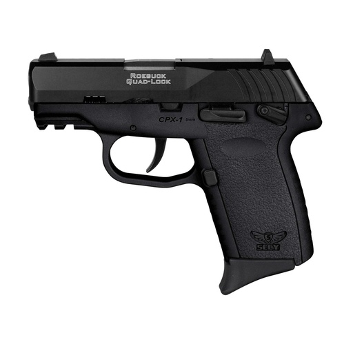[CPX-1CBBKG3] SCCY CPX-1 Gen 3 DA 9mm 3.1" Barrel 10Rds 2Mags Black
