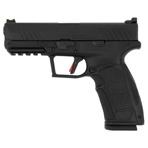 [15000100] Tisas USA PX-9 Gen 3 Duty 9mm 4.11" Barrel (1) 20Rd (1) 18Rd 2Mags Black
