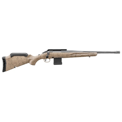 [46919] Ruger American Rifle Ranch Generation II Bolt Action 556NATO 16.1" Spiral Fluted Barrel 10Rds FDE