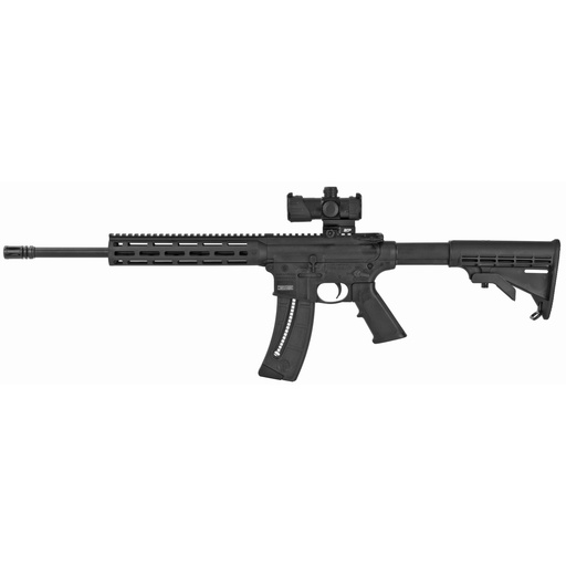 [12722] Smith & Wesson M&P15-22 .22LR 16.5" Threaded Barrel Optics Ready Black 25 Round