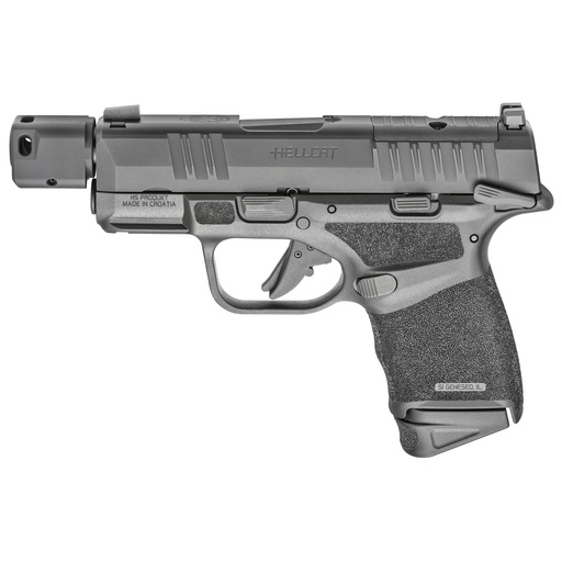 [HC9389BTOSPMS] Springfield Hellcat RDP 9mm 3.8" Hammer Forged Barrel (1) 11Rd (1) 13Rd 2Mags Black