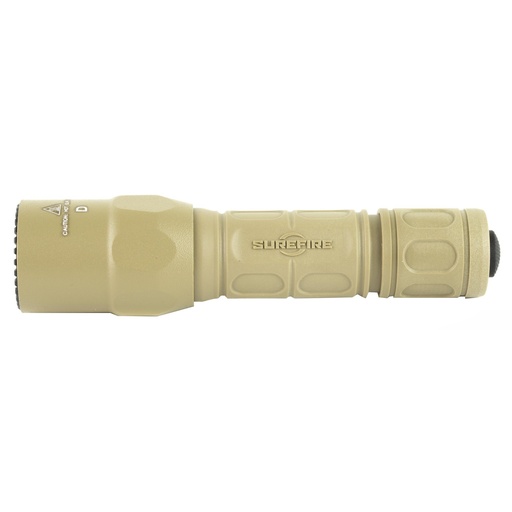 [G2X-D-TN] Surefire G2X Pro Flashlight Dual-Output LED 15/600 Lumens Constant-On Click-Type Tailcap Switch Tan 