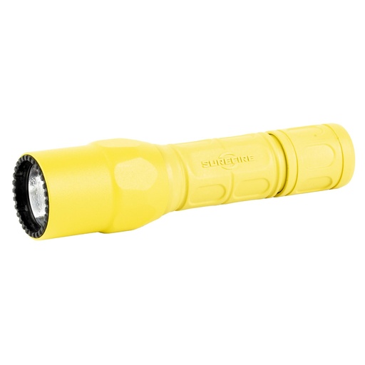 [G2X-D-YL] Surefire G2X Pro Flashlight Dual-Output LED 600/15 Lumens Polymer Body Aluminum Bezel Yellow Inlcudes Constant-On Click-Type Tailcap Switch 