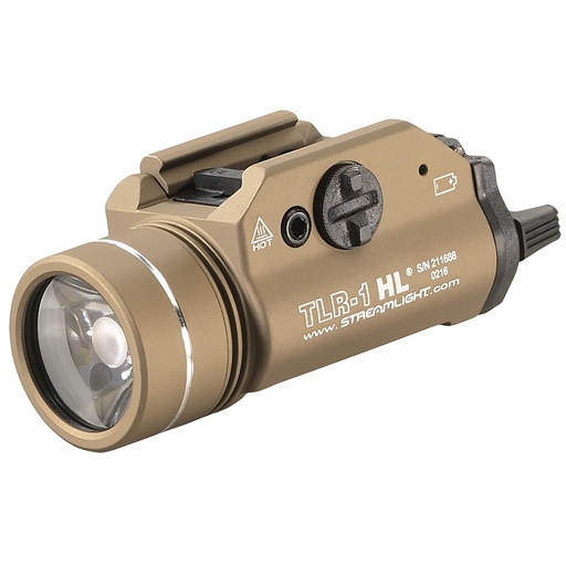 [69266] Streamlight 69266 TLR-1 HL Gun Light  Flat Dark Earth 1,000 Lumens White LED